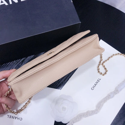 XCP016 Bag leather 19-13-4CM Bag Gold High Quality with box