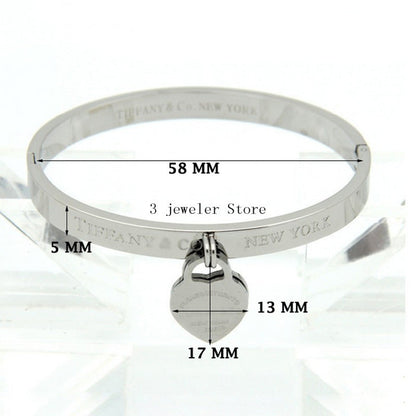 S440  Bracelet 316L steel plating gold silver/Gold/rose bangle Jewelry