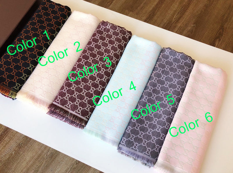 XGC3 Hidh quality 60% silk 40% wool Scarf