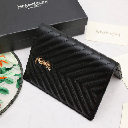 LYP34 High quality leather 10X14CM wallet with box