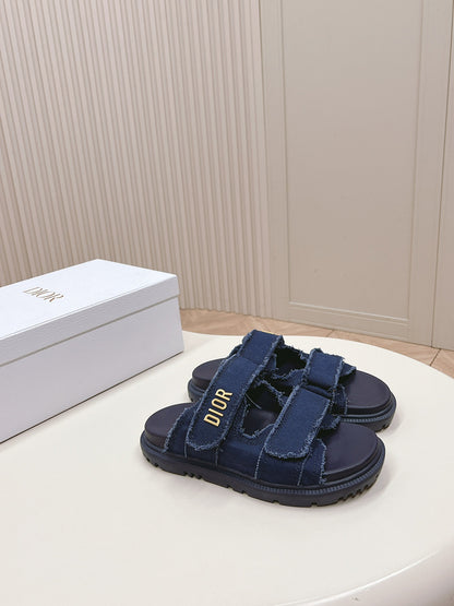 ODS3 Leather Women Slipper Size 35-42 Shoes with box