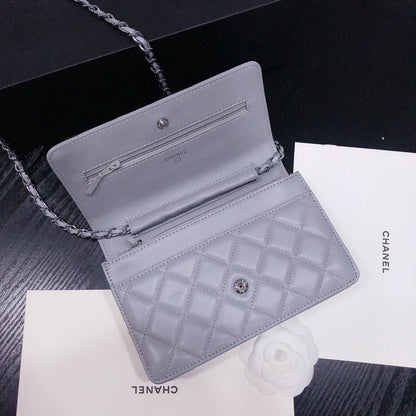 XCP017 Bag leather 19-13-4CM Bag silver logo  High Quality