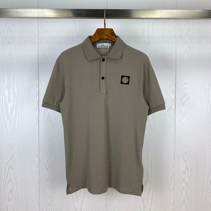 STC23 New men's polo shirt summer short sleeved top Clothing