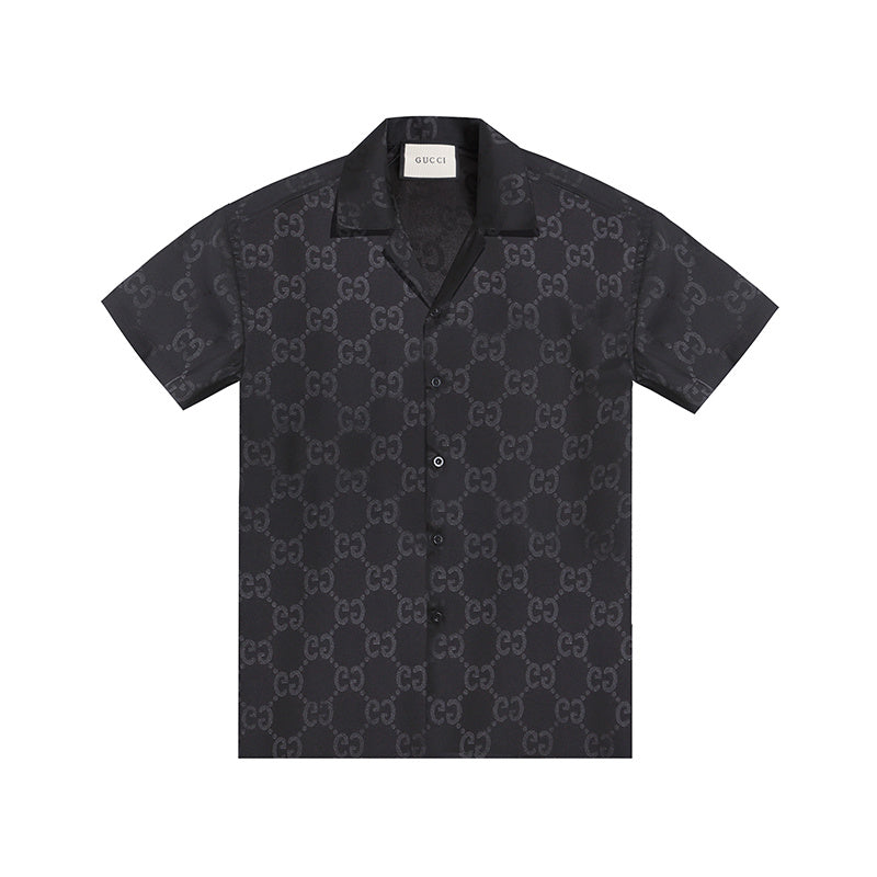 GUC081  New men's summer short sleeved collared shirt clothing