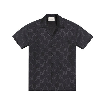 GUC081  New men's summer short sleeved collared shirt clothing