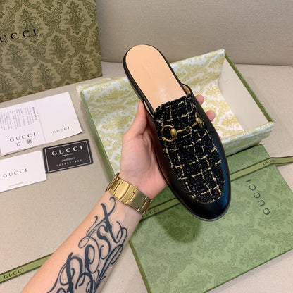 MJGS20 Leather slipper Women shoes 35-43 With box