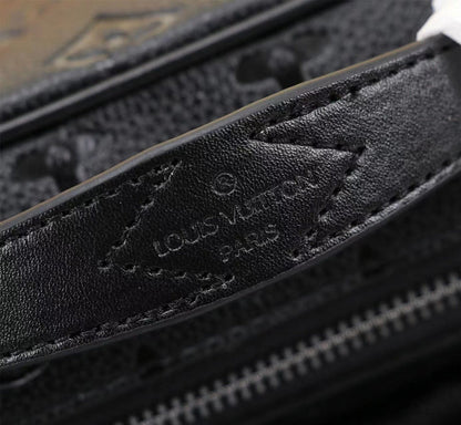 GLP066  High quality leather bag men bag  22 x 18 x 8CM for women and men