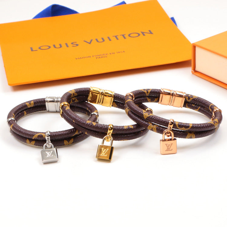 LVB101 Classic fashion leather bracelet for women jewelry gift