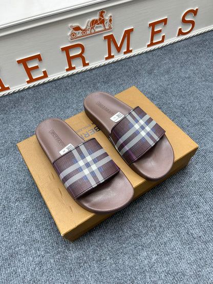 YBS01 Couples slipper Leather Shoes 36-46 with box
