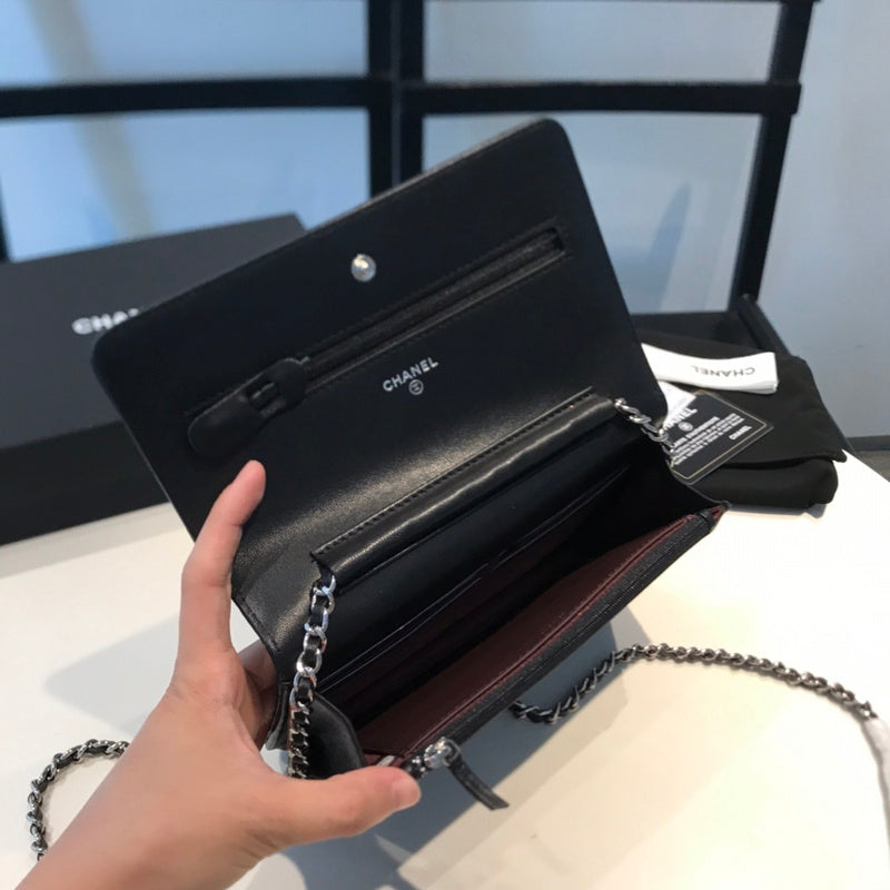 XCP017 Bag leather 19-13-4CM Bag silver logo  High Quality