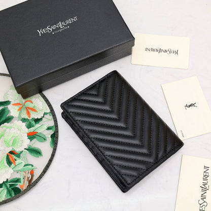 LYP34 High quality leather 10X14CM wallet with box