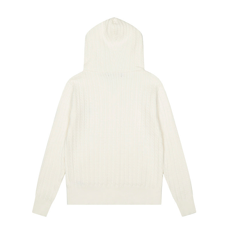 LFC19 New high-quality women's autumn and winter knitted sweater pullover hooded sweater clothing