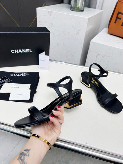 GCS1 Slippers Women 3.5CM 6.0CM shoes 35-41 With box