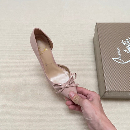 MBCL2 Women Heel 6CM 8CM 10CM Leather shoes 35-41 with box
