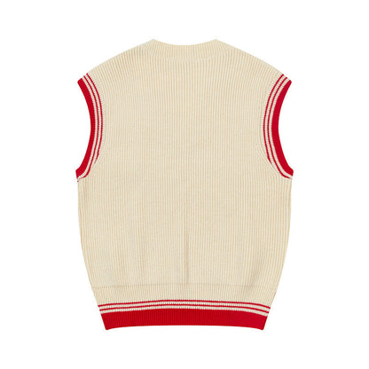 AMC42 New Spring and Autumn Sweater Vest Clothing