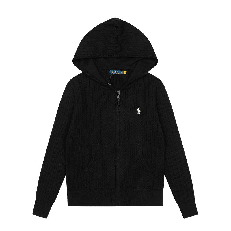 LFC19 New high-quality women's autumn and winter knitted sweater pullover hooded sweater clothing
