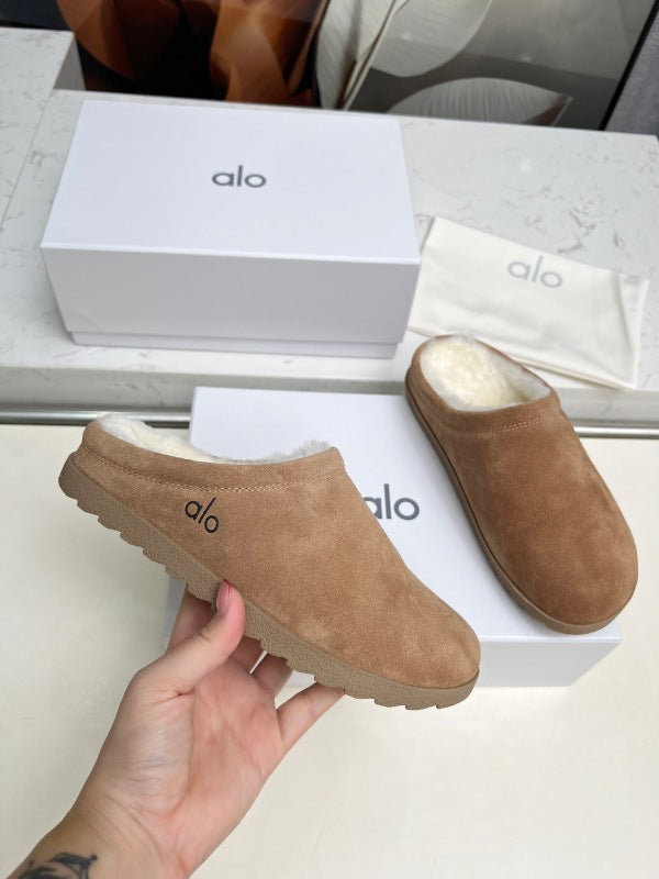 GAS1 Wool Women Shoes 35-41 cotton slippers with Box