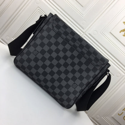 GLP45  Men Bag 27-23-8CM leather bag High Quality