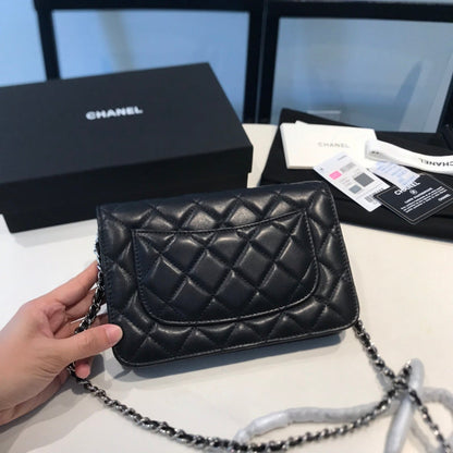 XCP017 Bag leather 19-13-4CM Bag silver logo  High Quality