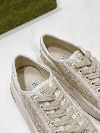 OGS21 Leather Women35-41 Man40-45 Shoes 5CM Heel With box