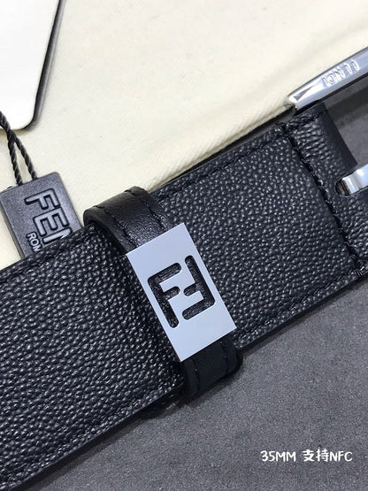 FBL9 Real leather 3.5CM 95-125CM Belt with all packing
