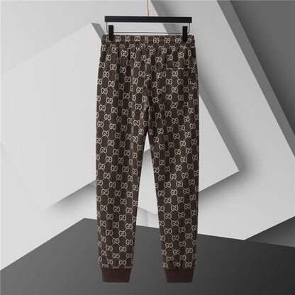 GUC0101 New men's spring and autumn thin style outerwear+long pants pure cotton casual suit clothing