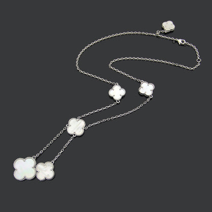 VAN24 Clover Shell Necklace gold plated necklace for women  Jewelry
