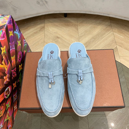 GLS19 Leather shoes Women35-42 Man40-45 Slipper with box