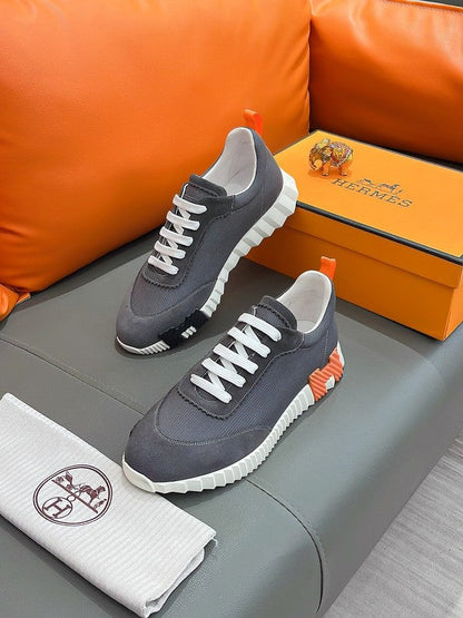 BMHS0 Leather Shoes Women35-41 Man 40-44 with box