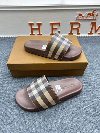 YBS01 Couples slipper Leather Shoes 36-46 with box