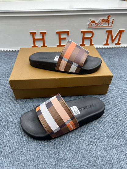 YBS01 Couples slipper Leather Shoes 36-46 with box