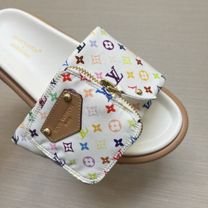 YLS5 Leather Slippers Size 36-45 Shoes with Box