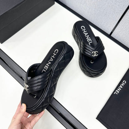 MBCS7 Leather Slippers Size 35-40 Shoes with Box