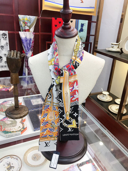 XLC9 Silk satin 8-120CM scarf