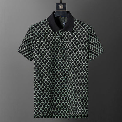 LVC195 New men's short sleeved polo top+shorts clothing