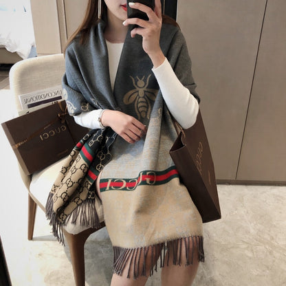 XGC4 cashmere blend 65-180CM Scarf