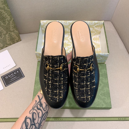 MJGS20 Leather slipper Women shoes 35-43 With box