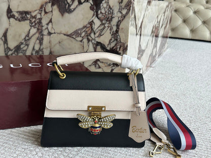 AGP5 Shoulder Bag 25-17CM Leather Bags With box