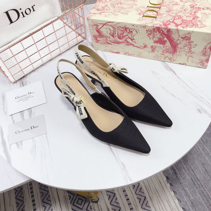 BDS1 High heels 1.5/6.5/10CM size 35-41 women leather shoes with box