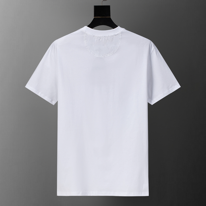 LVC206 New men's summer pure cotton top and short sleeved clothing