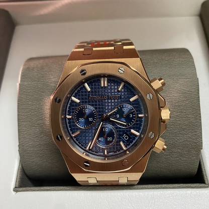 RW79  Men's  rose gold  mechanical watch with 316L steel case 41MM