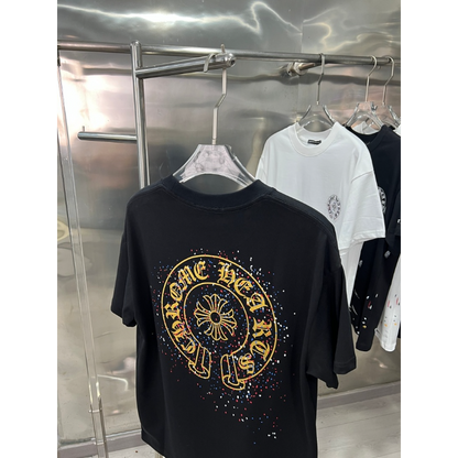 KLC32  New high-quality men's and women's summer pure cotton T-shirt short sleeved top clothing