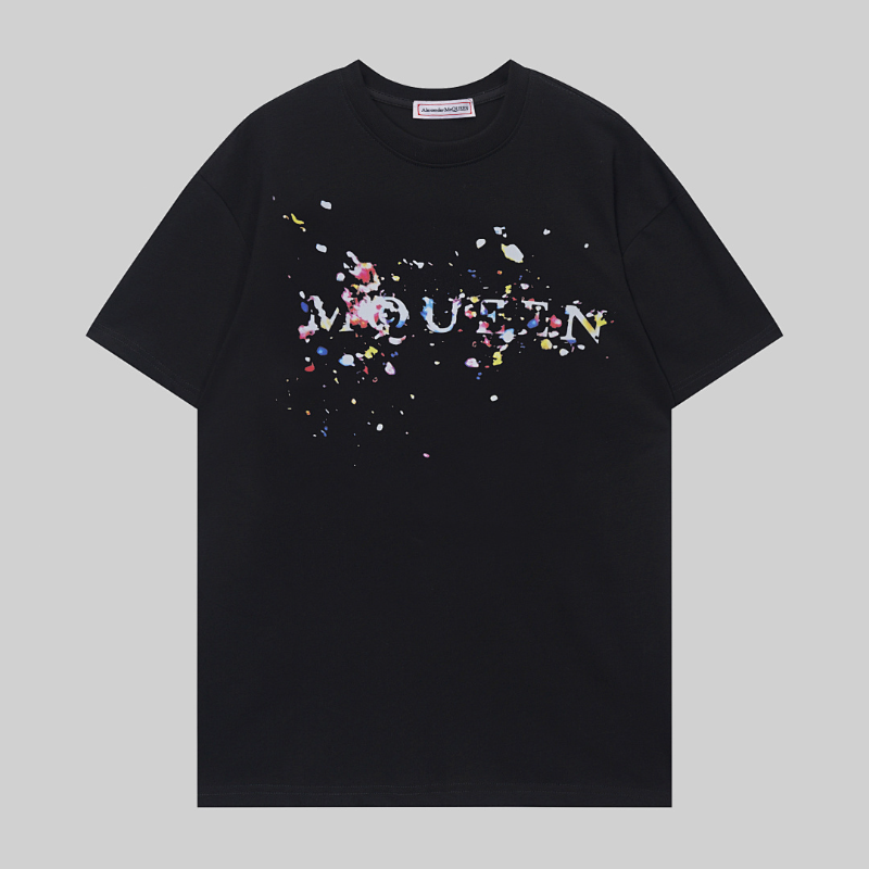 MQC4 New men's and women's summer short sleeved cotton T-shirt clothing