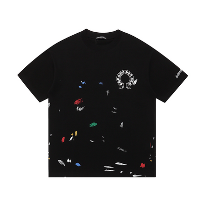KLC31  New high-quality men's and women's summer pure cotton T-shirt short sleeved top clothing