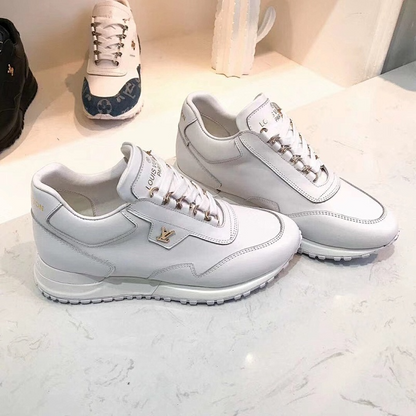 OLS41 Leather women 35-42 And men 40-46 sneakers shoes With box