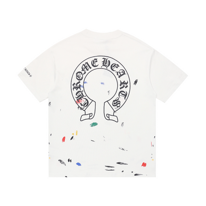 KLC31  New high-quality men's and women's summer pure cotton T-shirt short sleeved top clothing
