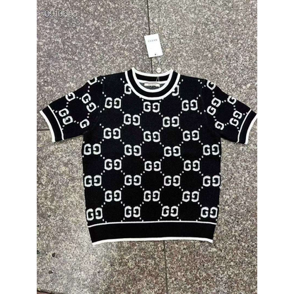 GUC14 New women's summer T-shirt knitted ice silk fabric clothes