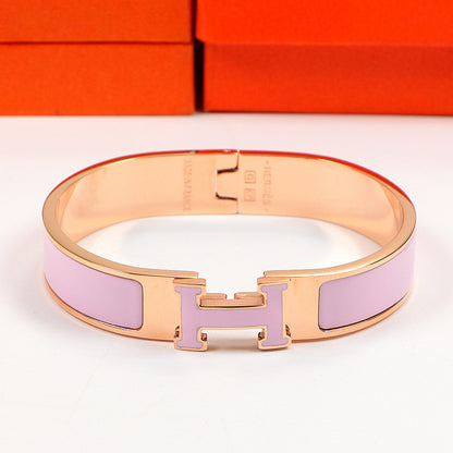 HB3 Classic stainless steel bracelet with H logo, high-quality jewelry