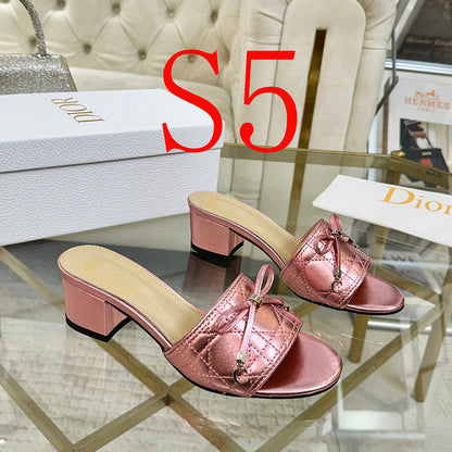 SHDS11 Women 5.5CM Heel slipper Shoes 35-42 with box