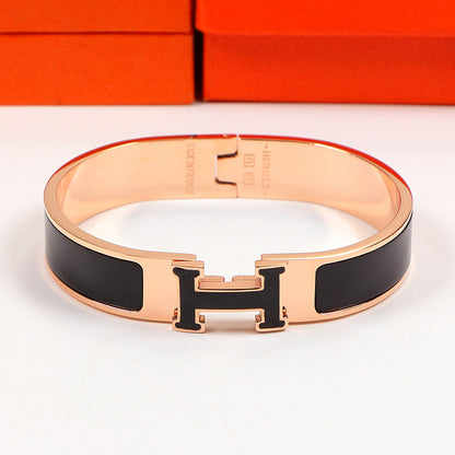 HB3 Classic stainless steel bracelet with H logo, high-quality jewelry